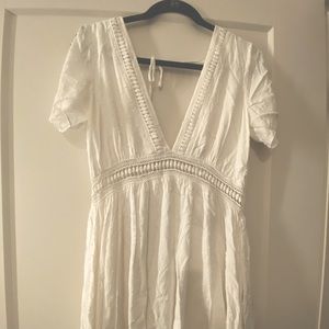 Aakaa white dress